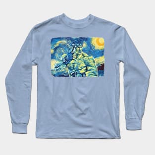 Street Fighter Van Gogh Style Long Sleeve T-Shirt